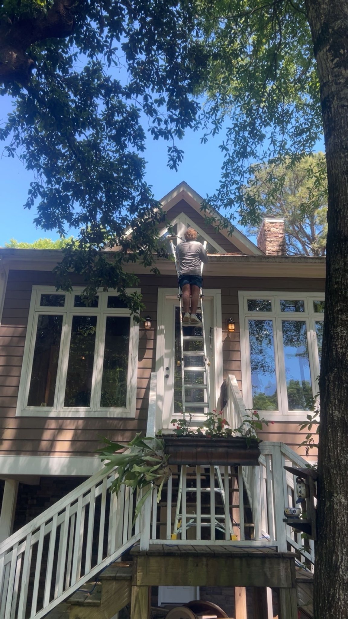 Gutter cleaning