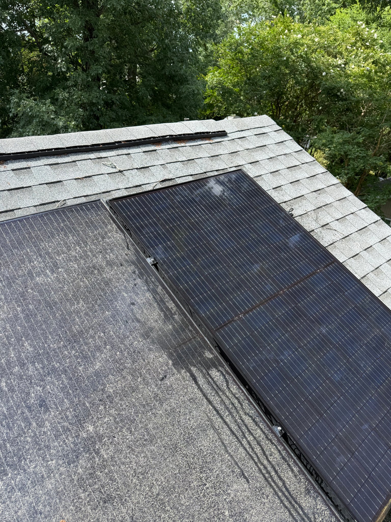 Solar panel cleaning
